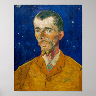 Poster Vincent Van Gogh - Retrato de Eugene Boch, Arles