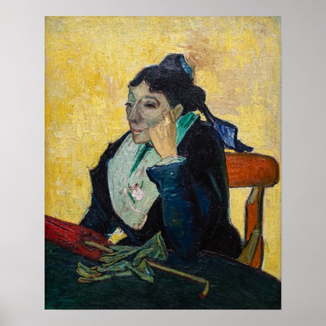 Poster Vincent Van Gogh - Retrato de Madame Ginoux (Frente)