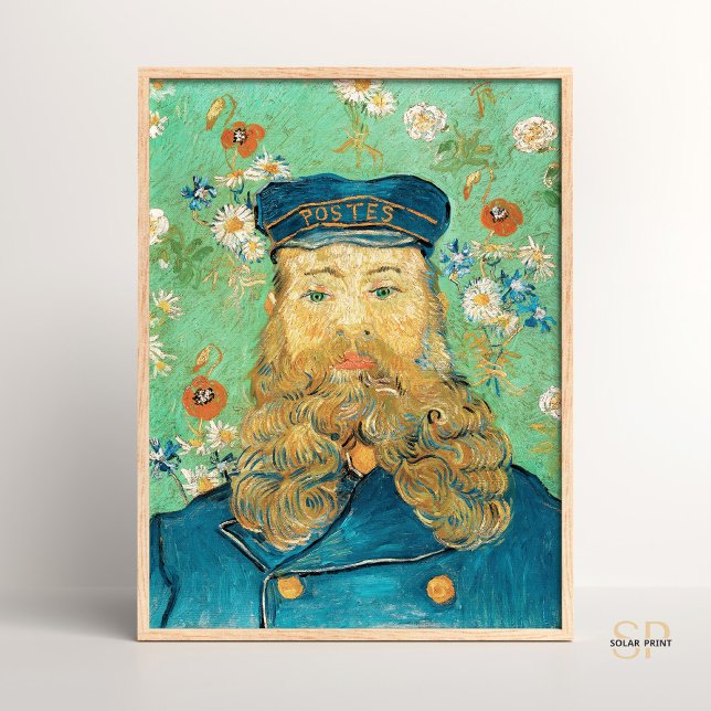 Poster Vincent van Gogh - Retrato - Postman Joseph Roulin (Criador carregado)