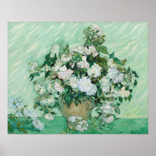 Poster Vincent van Gogh - Rosas
