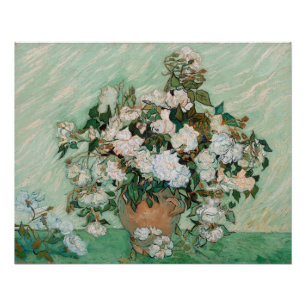 Pôster Vincent van Gogh   Rosas, 1890