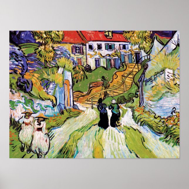 Poster Vincent Van Gogh - Rua Da Vila E Passos (Frente)