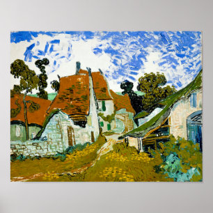 Poster Vincent van Gogh: Rua em Auvers-sur-Oise