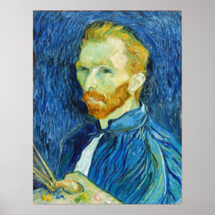 Poster Vincent van Gogh: Self Portrait (August 1889)