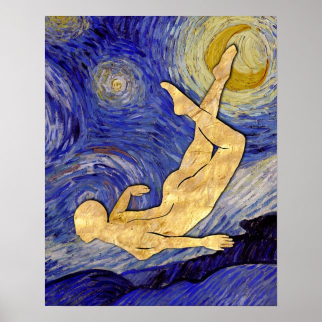 Poster Vincent Van Gogh Starry Night (Frente)