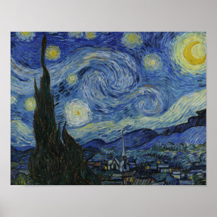 Poster Vincent van Gogh - Starry Night