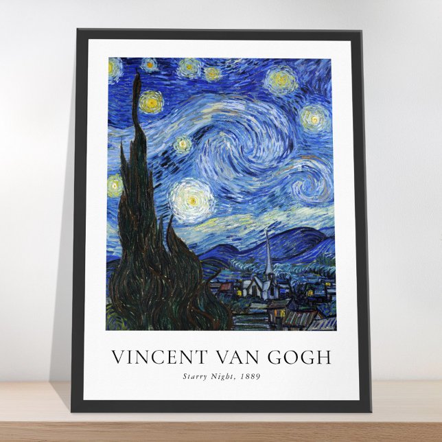 Poster Vincent Van Gogh Starry Night (Criador carregado)