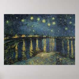 Pôster Vincent van Gogh | Starry Night Over the Rhone