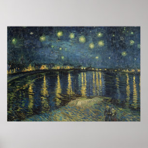 Pôster Vincent van Gogh   Starry Night Over the Rhone
