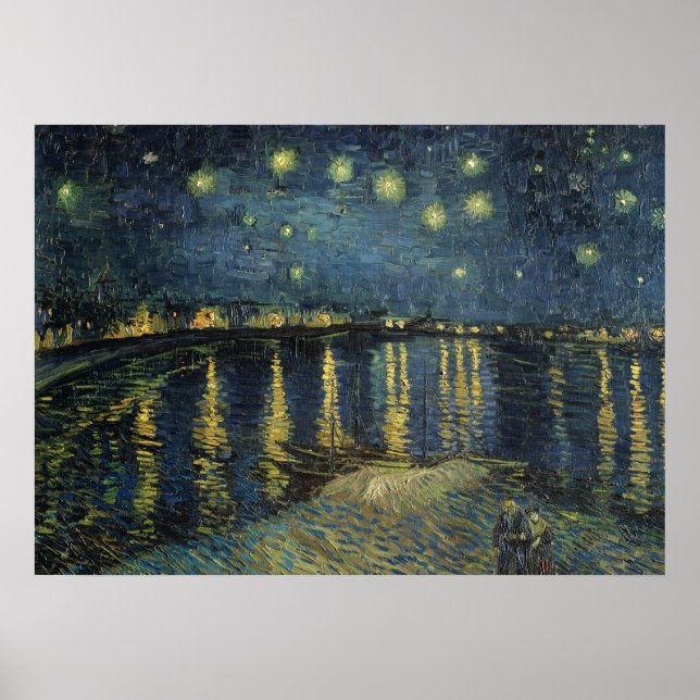 Pôster Vincent van Gogh | Starry Night Over the Rhone (Frente)
