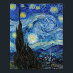 Poster Vincent Van Gogh Starry Night Vintage Fine Art<br><div class="desc">Vincent Van Gogh Starry Night Vintage Fine Art Poster</div>