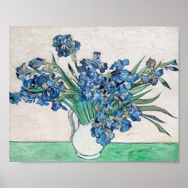 Poster Vincent Van Gogh. Subida. Impressionismo floral (Frente)