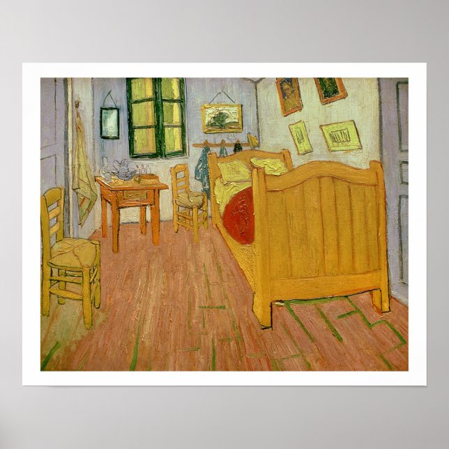 Poster Vincent van Gogh | The Bedroom, 1888 (Frente)