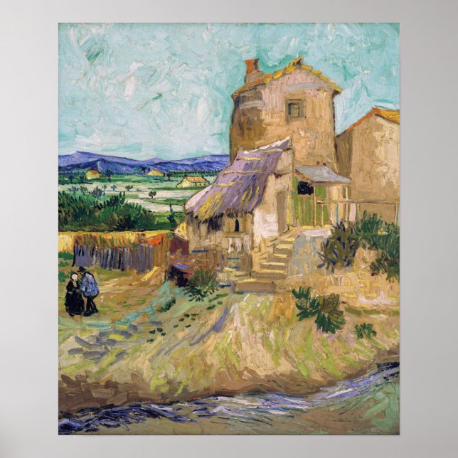 Poster Vincent van Gogh - The Old Mill (Frente)