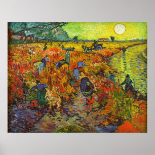 Poster Vincent van Gogh - The Red Vineyards