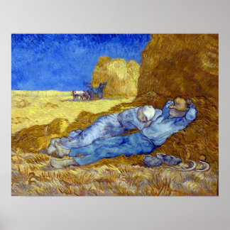 Pôster Vincent van Gogh The Siesta