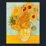 Poster Vincent Van Gogh Traz Girassóis em Arte Vase<br><div class="desc">Vincent Van Gogh Prove Girassóis em Poster de Arte Vase</div>