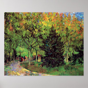 Pôster Vincent Van Gogh - Uma Alameda No Jardim Público