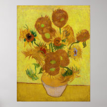 Vincent van Gogh - Vase com Quinze Girassóis