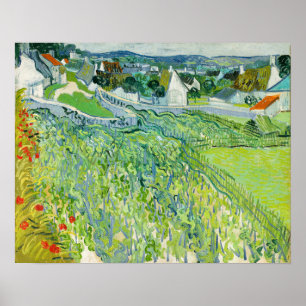Poster Vincent van Gogh - Vineyards em Auvers