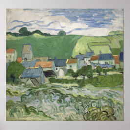 Poster Vincent van Gogh - Vista de Auvers