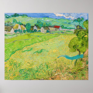 Poster Vincent van Gogh - Vista de Vessenots perto de Auv