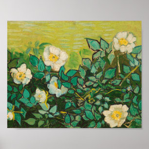 Poster Vincent Van Gogh Wild Rosas Fine Art