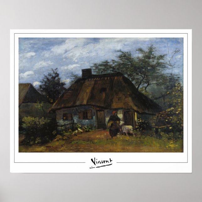 Poster Vincent Van Gogh Zedign Cartaz de Arte #24-2 (Frente)