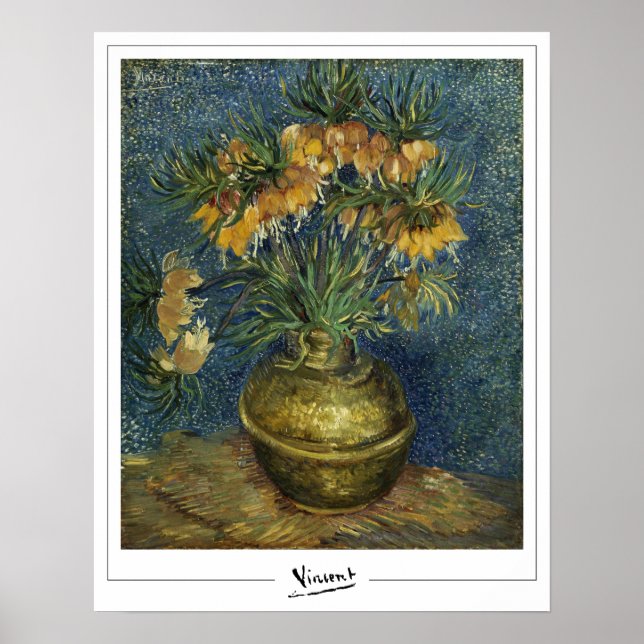 Poster Vincent Van Gogh Zedign Cartaz de Arte #2-3 (Frente)