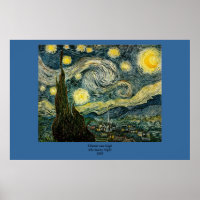 Vincent van Gogh's The Starry Night (1889)