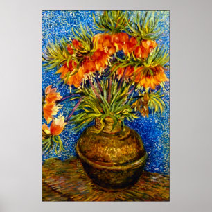 Poster Vincent Willem Van Gogh - Fritillaries