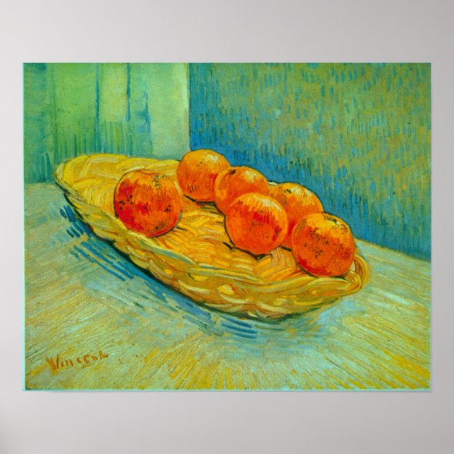 Pôster Vincent Willem van Gogh - Seis Laranjas (Frente)