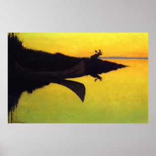 Poster Vinda ao ~ Frederic Remington da chamada