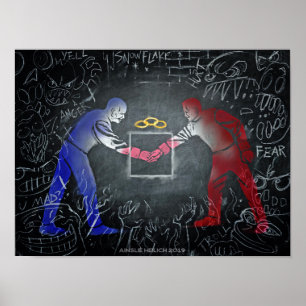 Poster Vinda junto onde o mundo é fechado para fora