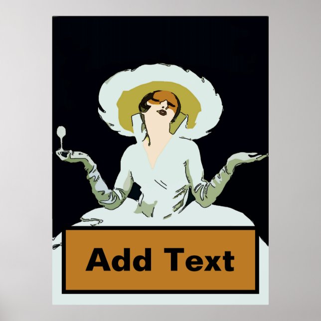 Poster Vinha e adicione texto aqui (Frente)