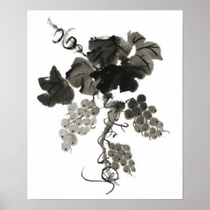 Poster Vinha, Sumi-e