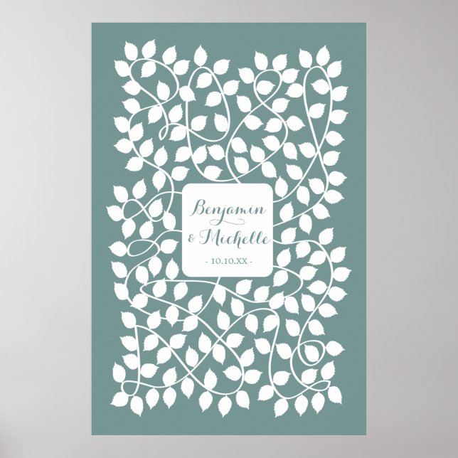 Poster Vinhas - 150 Signature Guest Book Alternativo (Frente)