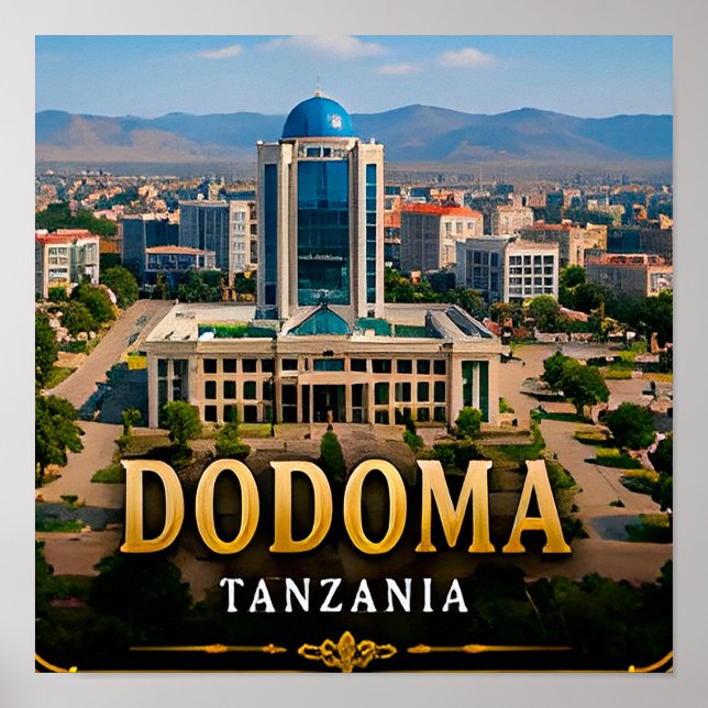 Poster Vinhas de Dodoma e Interior da Tanzânia (Frente)