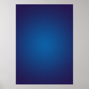 Pôster Vinheta granulado azul escuro profunda