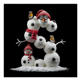 Pôster Vinheta-minão em forma de S