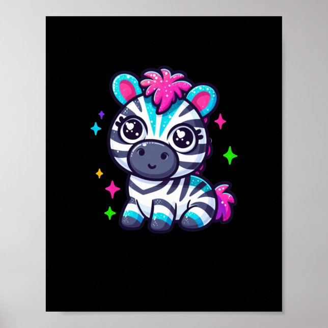 Poster Vinheta Zebra Cuja (Frente)