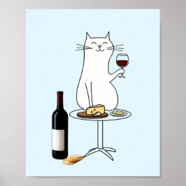 Poster Vinho e queijo, Vino e Fromage