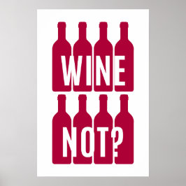 Poster Vinho não
