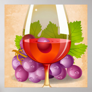 Poster Vinho Tinto