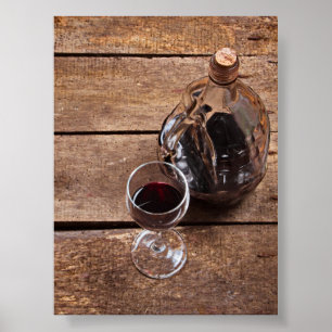 Poster vinho tinto