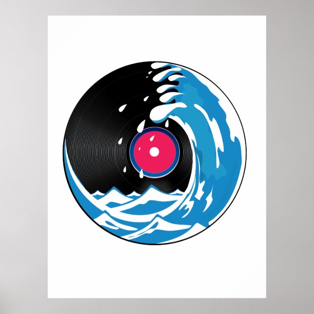 Poster Vinil Wave (Frente)