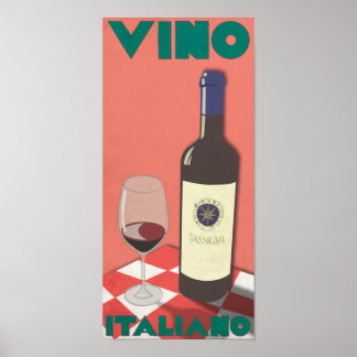 Pôster Vino Italiano