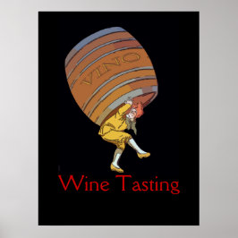 Pôster Vino Wine Barrel Edit