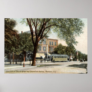 Poster Vintage 1908 de Montclair NJ