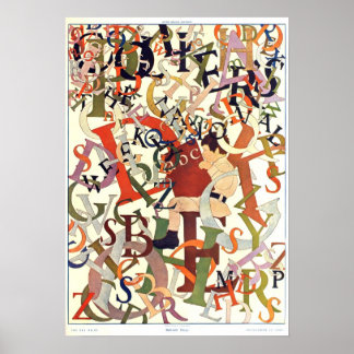 Pôster Vintage 1908 Maxfield Parrish, "School Days"